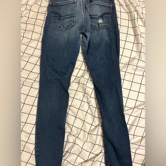 American Eagle Outfitters Ripped Denim Jeggings, Size Women’s 6 - Picture 2 of 5